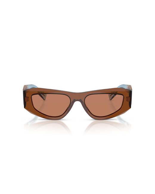 Prada Black Pr B19S 25F90Q Sunglasses Acetate Pillow Normal for men