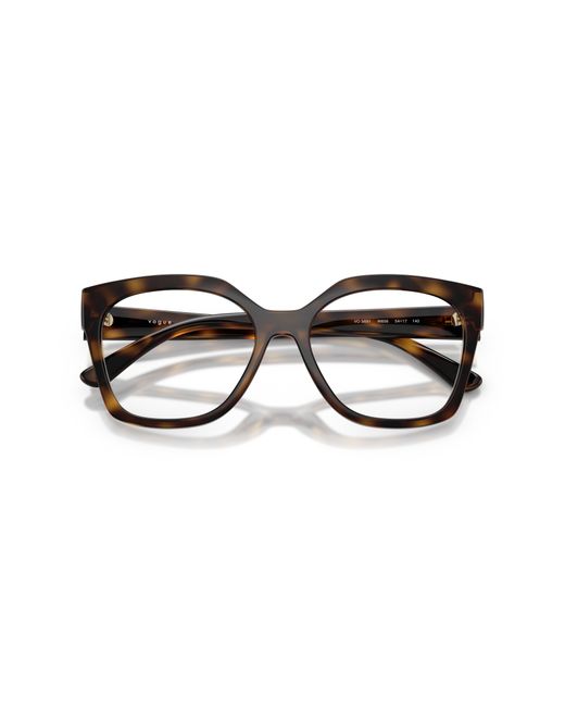 Vogue Eyewear Black Vo5691 W656 Optical Frames Nylon Transparent Squared Normal