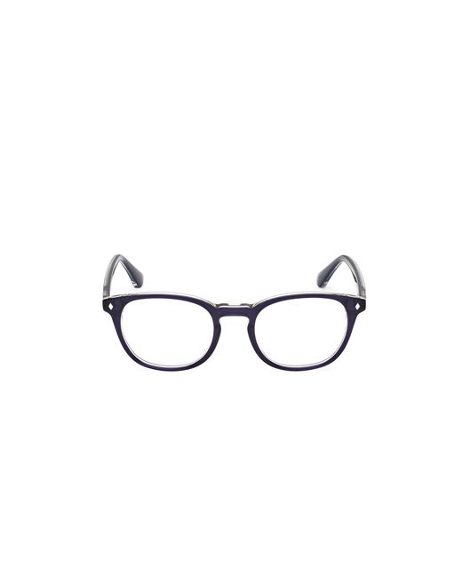 Web Black We5441 092 Optical Frames Acetate Round Normal for men