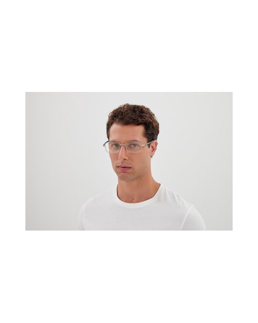 Gucci Black Gg1586O 006 Optical Frames Metal Transparent Squared for men