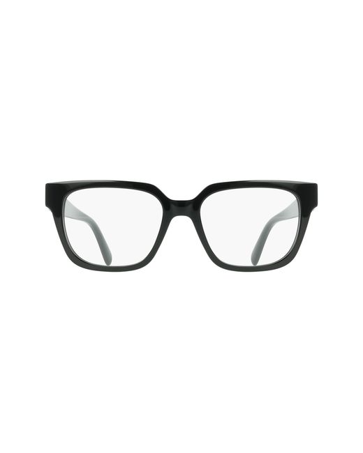 Ferragamo Black Sf3056 001 Optical Frames Acetate Squared Normal