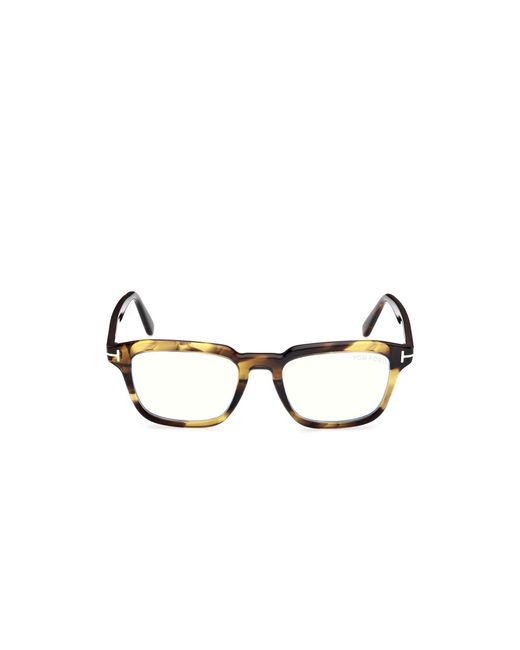 Tom Ford Black Ft6032-B 056 Optical Frames Acetate Squared Normal for men
