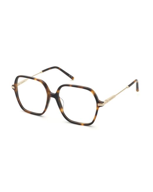 Nina Ricci Black Vnr432 752 Optical Frames Acetate Geometric