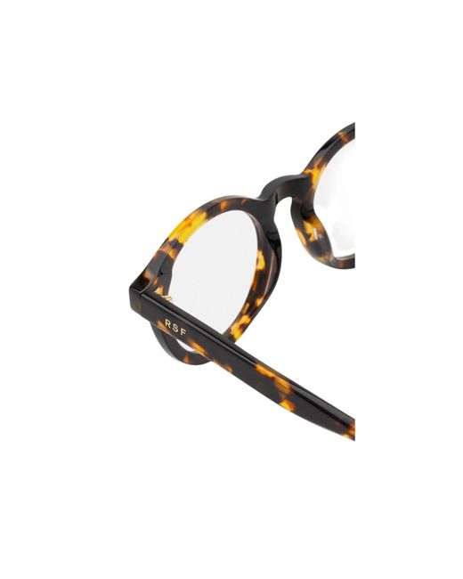 Retrosuperfuture Black Uuf Numero 129 Burnt Optical Frames Acetate Round