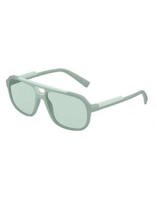 Dolce & Gabbana Green Dg6179 3395M1 Sunglasses Plastic Pilot Photochromic for men
