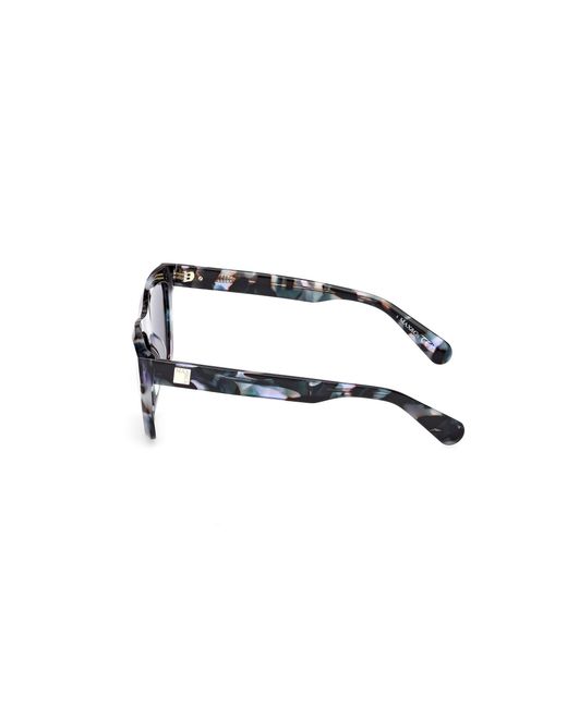 MAX&Co. Black Mo0145 55V Sunglasses Acetate Squared Normal