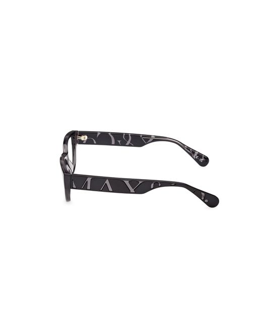 MAX&Co. Black Mo5224 001 Optical Frames Injected Round Normal