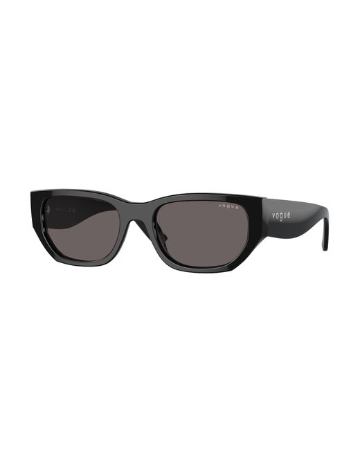 Vogue Eyewear Black Vo5586S W44/87 Sunglasses Acetate Squared Normal