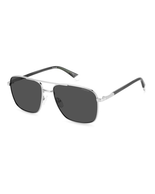Polaroid Black Pld 4128/S/X 010/M9 Sunglasses Metal Pilot Polarized for men
