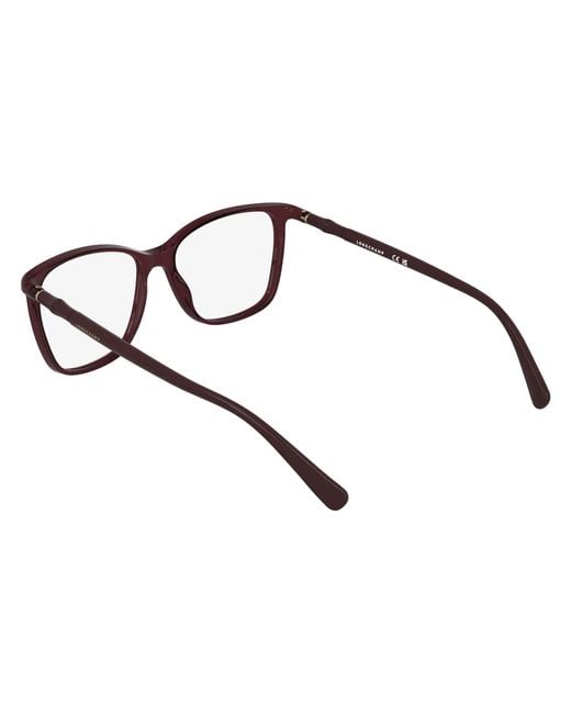 Longchamp Black Lo2801 601 Optical Frames Bio-Injected Squared Normal