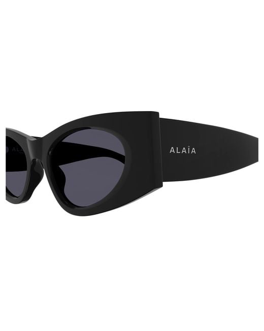 Alaïa Black Aa0075S 001 Sunglasses Acetate Smoke Cat Eye