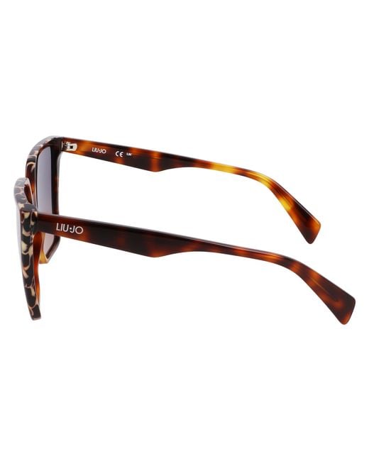 Liu Jo Black Lj798S 245 Sunglasses Acetate Squared Normal Shaded