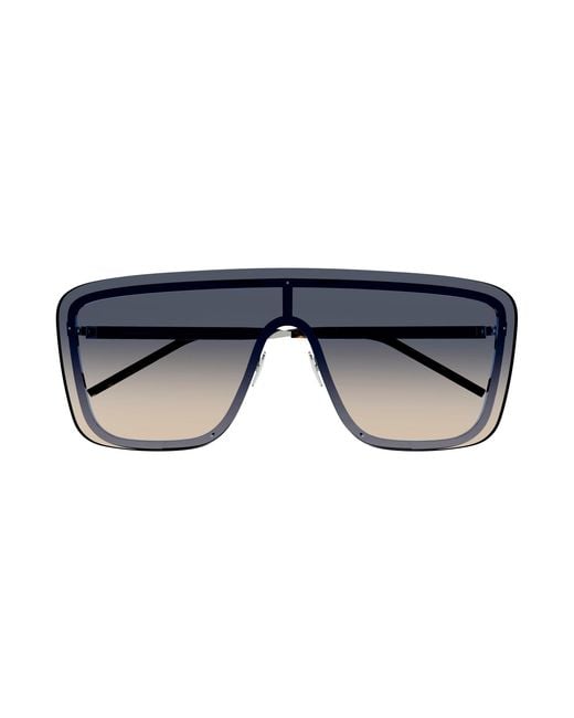 Saint Laurent Black Sl 364 Mask 009 Sunglasses Metal Mask Shaded