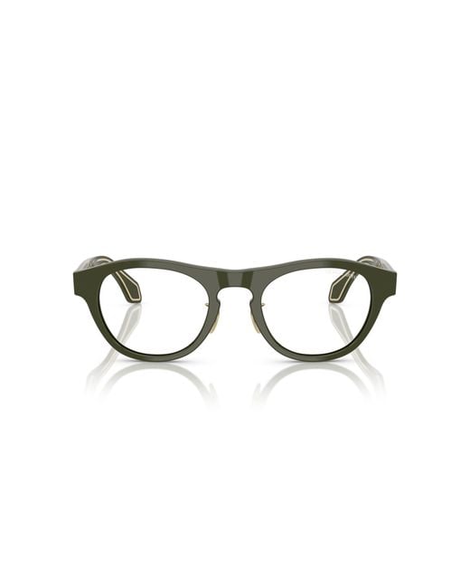 Giorgio Armani Black Ar8225 61931W Sunglasses Acetate Transparent Round Normal for men