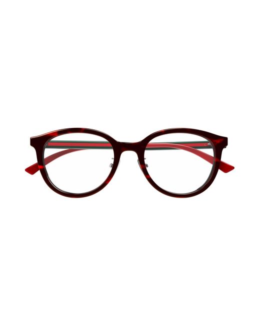 Gucci Black Gg1867Ok 003 Optical Frames Acetate Transparent Round