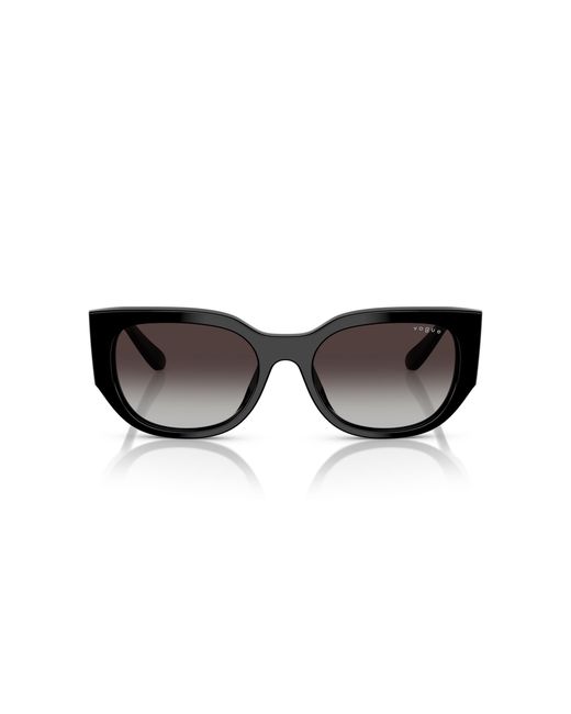 Vogue Eyewear Black Vo5641Su W44/8G Sunglasses Acetate Geometric Normal Shaded