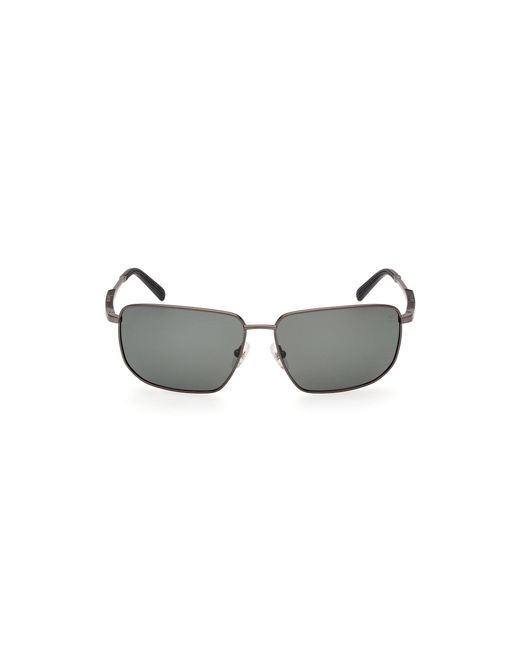 Timberland Black Tb00010 07R Sunglasses Metal Squared Polarized for men