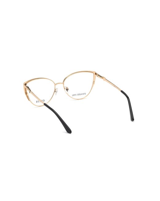 Guess Black Gu2813 002 Optical Frames Metal Cat Eye Normal