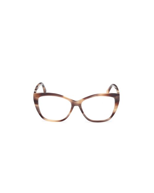 Max Mara Black Mm5036 047 Optical Frames Acetate Squared Normal