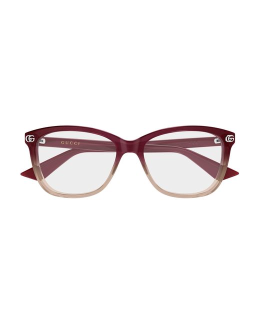 Gucci Black Gg2113O 010 Optical Frames Acetate Transparent Squared