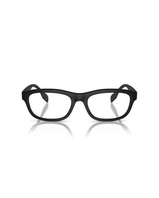Burberry Black Be2385U 3464 Optical Frames Injected Transparent Geometric Normal for men