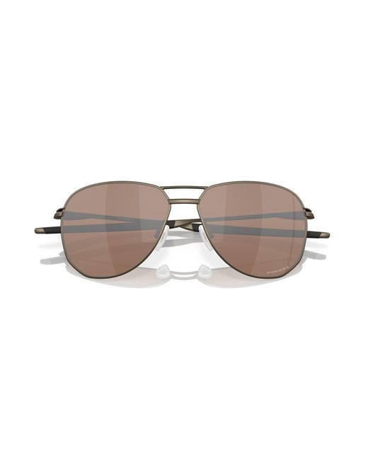 Oakley Black Oo6050 Contrail Ti 605002 Sunglasses Titanium Round Normal Prizm for men