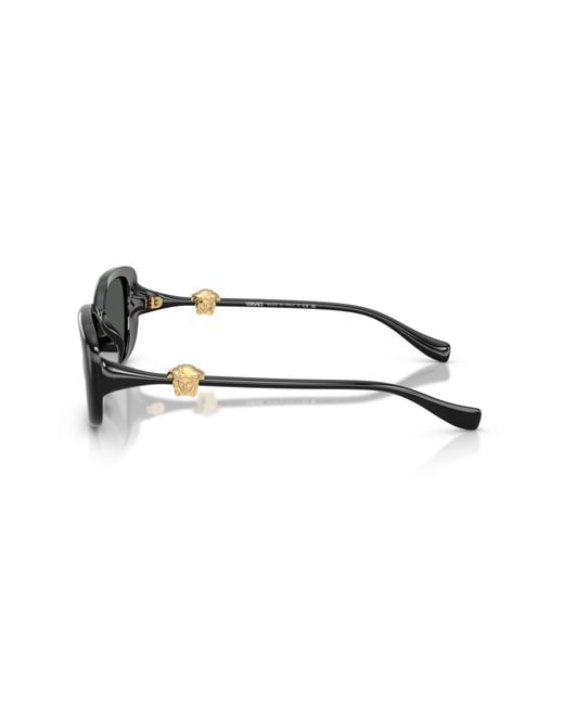 Versace Black Ve4504D Gb1/87 Sunglasses Injected Pillow Normal