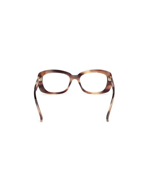 Max Mara Black Mm5211 047 Optical Frames Acetate Round Normal