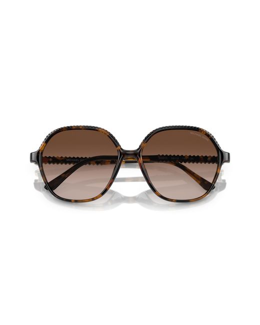 Michael Kors Black Mk2186U Bali 300613 Sunglasses Injected Geometric Normal Shaded