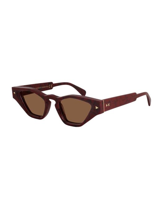 Xlab Blue Sumatra Sunglasses Acetate Light Cat Eye Polarized
