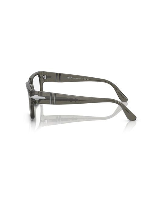 Persol Black Po3315V 1103 Optical Frames Acetate Transparent Squared Normal for men