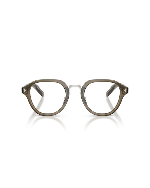 Prada Black Pr C05V 18T1O1 Optical Frames Acetate Pantos Normal for men
