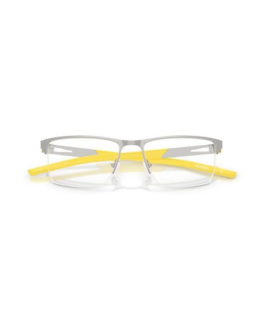 FERRARI SCUDERIA Black Fz7009 103 Optical Frames Metal Squared Normal for men