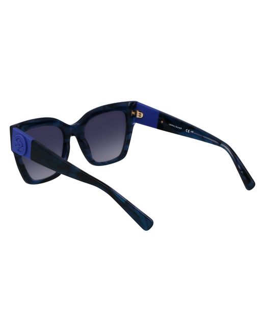 Longchamp Black Lo762S 407 Sunglasses Acetate Squared Normal