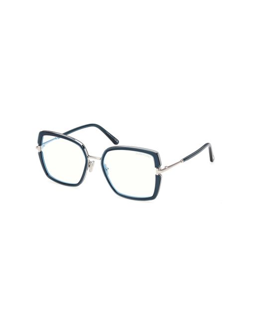 Tom Ford Black Ft5985-B 90 Optical Frames Injected Squared Normal