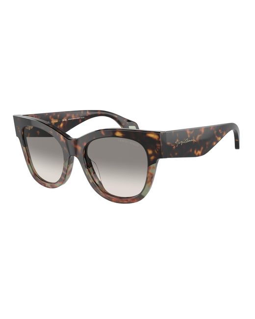 Giorgio Armani Black Ar8195U 587932 Sunglasses Acetate Squared Normal Shaded