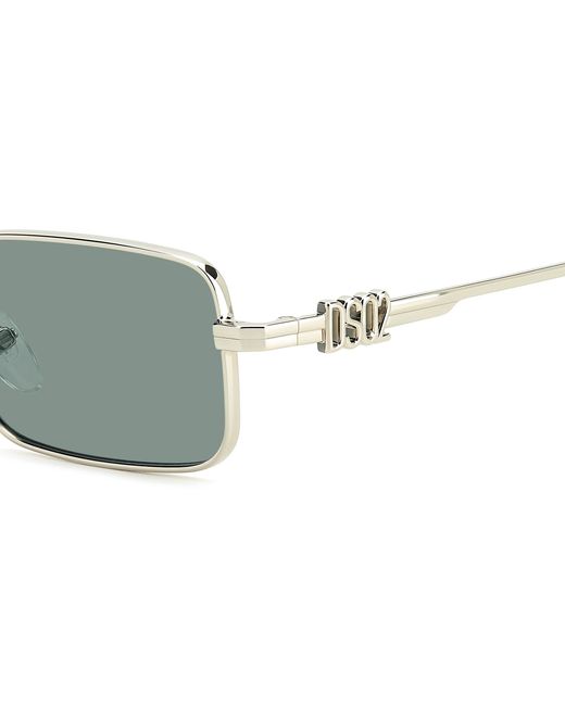 DSquared² Black D2 0104/S Ktu/Qt Sunglasses Metal Squared Normal for men