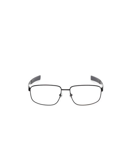 Timberland Black Tb50078 002 Optical Frames Metal Squared Normal for men
