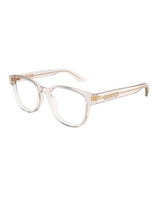 Gucci Black Gg1746Oa 002 Optical Frames Acetate Transparent Round