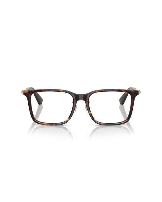 Burberry Black Be2426D 3002 Optical Frames Acetate Transparent Squared Normal for men