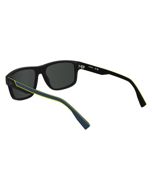 Lacoste Black L6057S 002 Sunglasses Bio-Inject Squared Normal for men