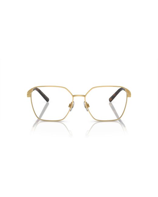 Dolce & Gabbana Black Dg1351 02 Optical Frames Steel Squared Normal