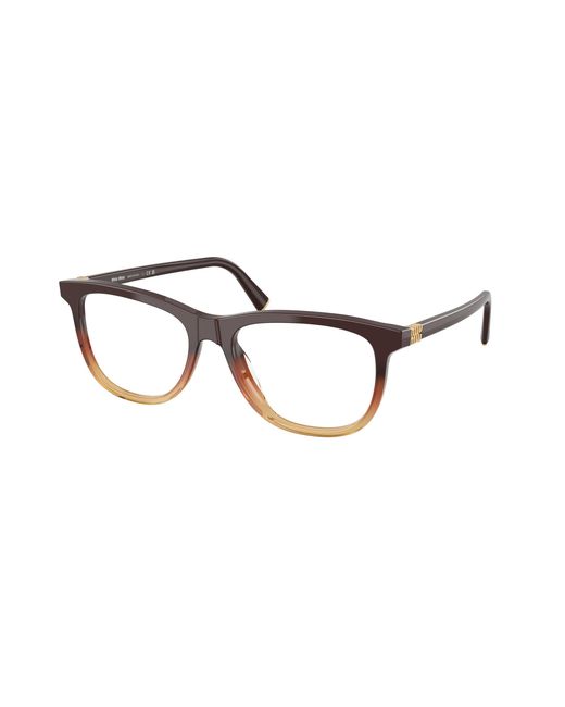 Miu Miu Black Mu 01Wv 24C1O1 Optical Frames Acetate Pantos Normal