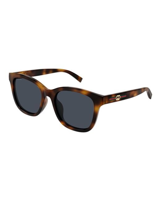 Gucci Black Gg1984Sk 002 Sunglasses Injected Round