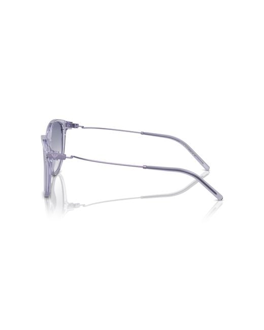 Emporio Armani Black Ea4220 611179 Sunglasses Acetate Cat Eye Normal Shaded
