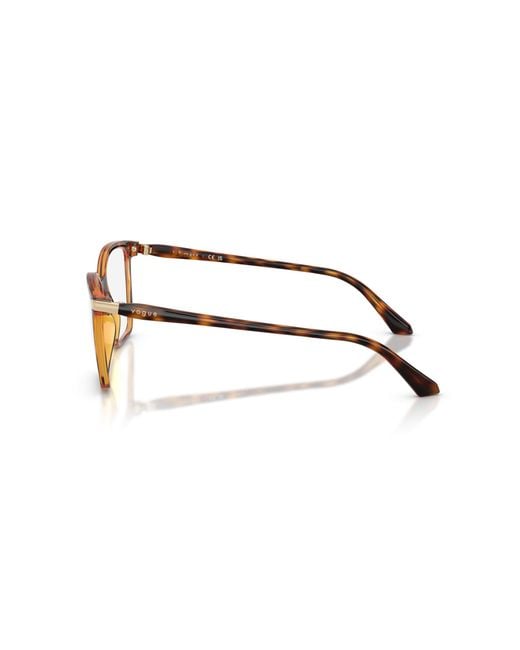 Vogue Eyewear Black Vo5654 W656 Optical Frames Nylon Squared Normal