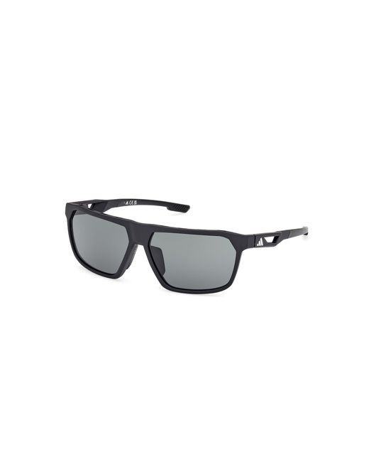 Adidas Originals Black Sp0096 02N Sunglasses Injected Squared Normal for men