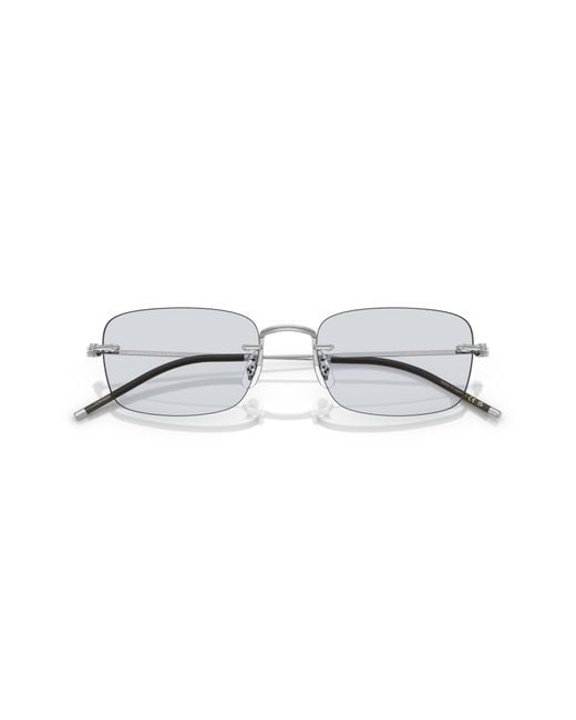Oliver Peoples Black Ov1359T Tk-10 5036 Optical Frames Titanium Light Squared Normal