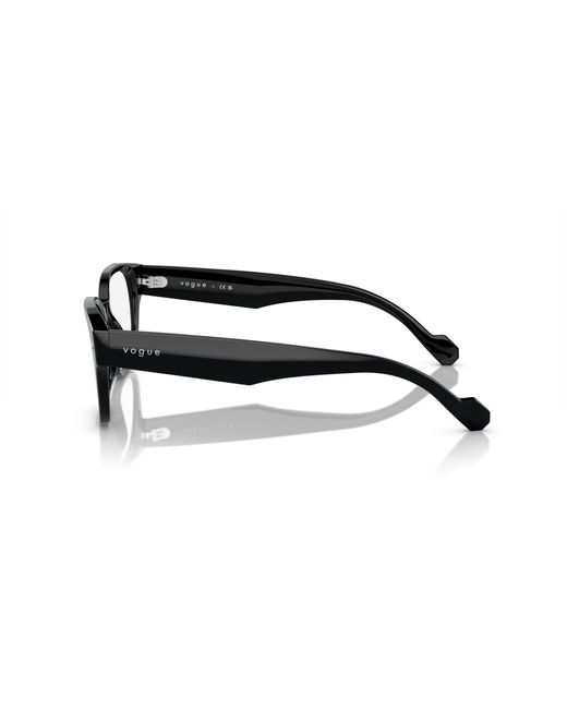 Vogue Eyewear Black Vo5529 W44 Optical Frames Acetate Transparent Pillow Normal for men