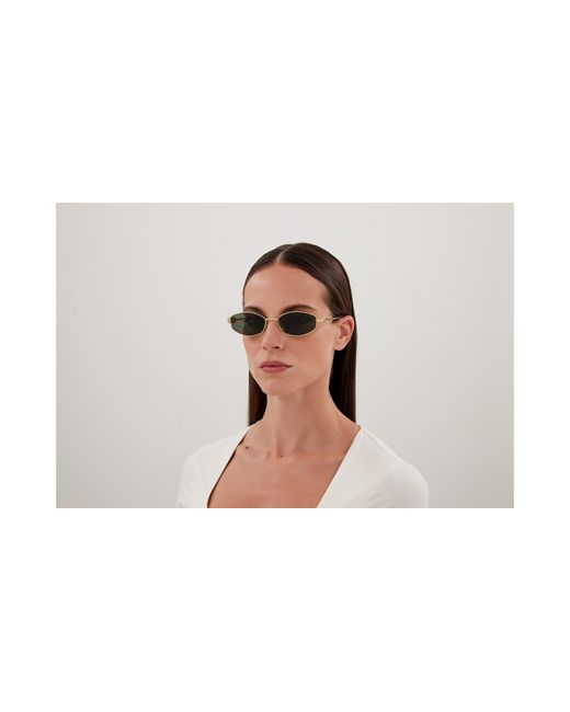 Gucci Black Gg1802S 001 Sunglasses Metal Round